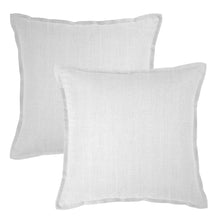 Load image into Gallery viewer, Linen Collection Euro Cushion Cover 2PK 65x65cm White
