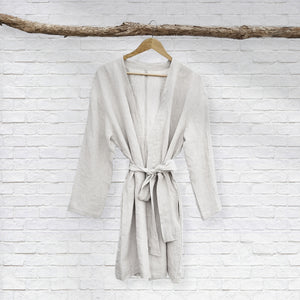 Linen Collection Kimono White; ETA Early December