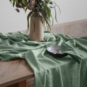 Linen Collection Tablecloth 150x270cm Mint