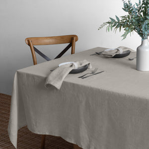 Linen Collection Tablecloth 150x270cm Stone