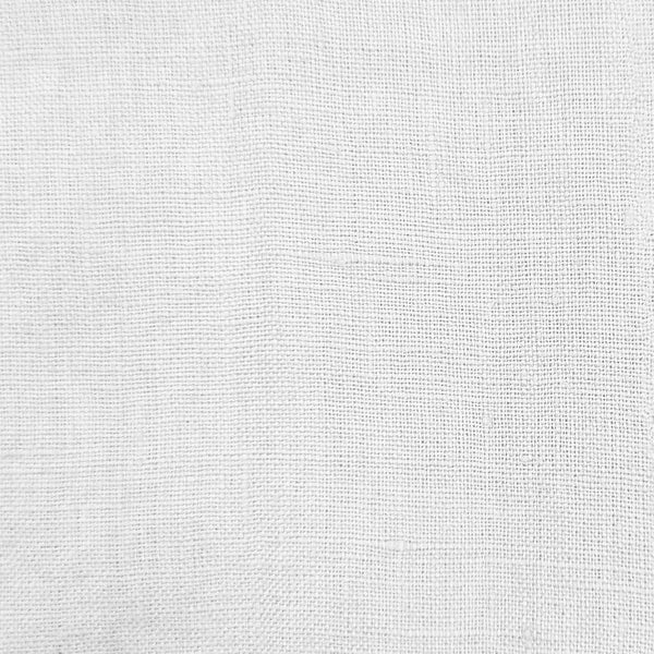 Linen Collection Euro Cushion Cover 2PK 65x65cm White