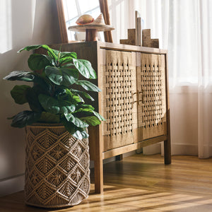 Walton 2 Door Sideboard 100x46x86cm Natural