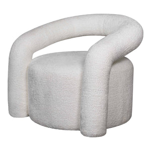 Lumen Boucle Occasional Chair 92x83x73cm Ivory