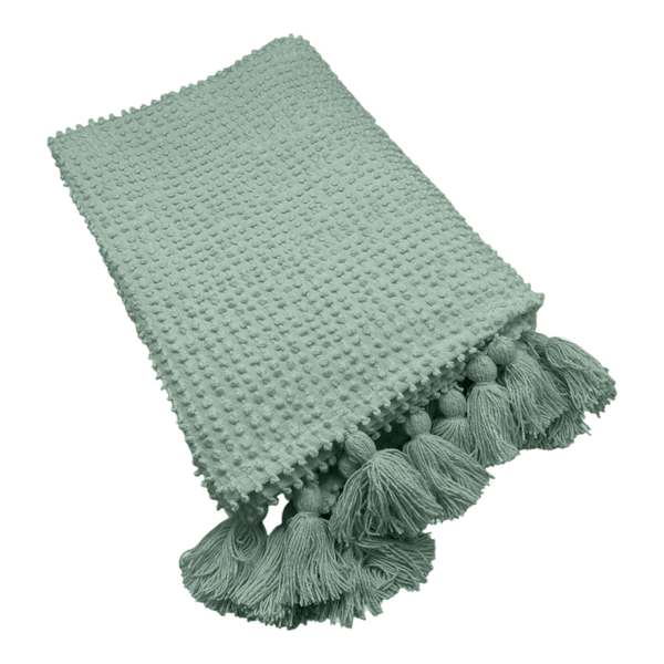 Luna Throw 130x170x1cm Soft Green; ETA Early October