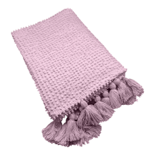 Load image into Gallery viewer, Luna Throw 130x170x1cm Soft Orchid; ETA Early October
