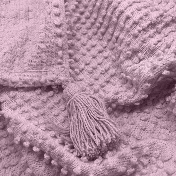 Luna Throw 130x170x1cm Soft Orchid; ETA Early October