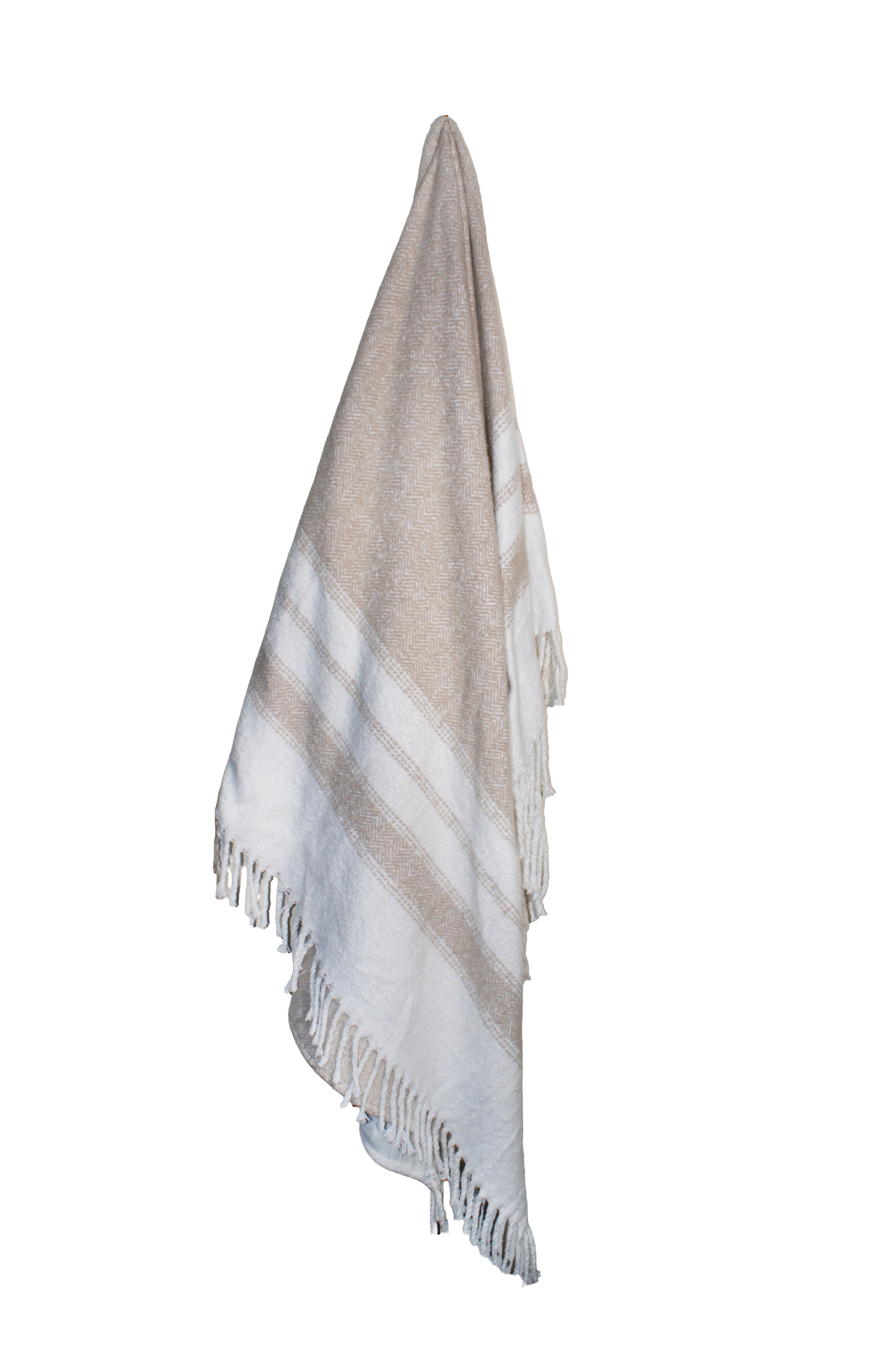 Marai Woven Throw 130x170cm Sand Multi