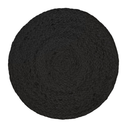 Madden Jute Placemat 4 Pack 35x35cm Black