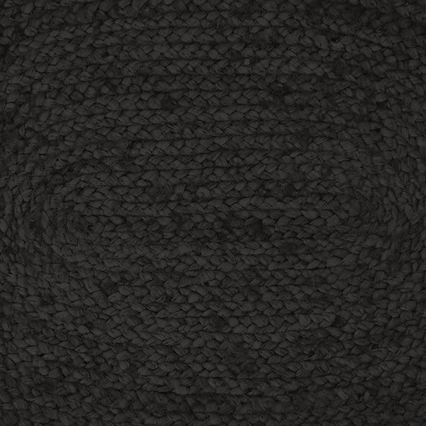 Madden Jute Placemat 4 Pack Oval 35x50cm Black