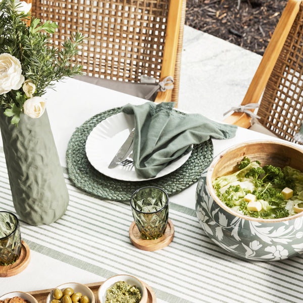 Madden Jute Placemat 4 Pack 35x35cm Forest
