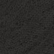 Load image into Gallery viewer, Madden Jute Runner Oval 37x180cm Black
