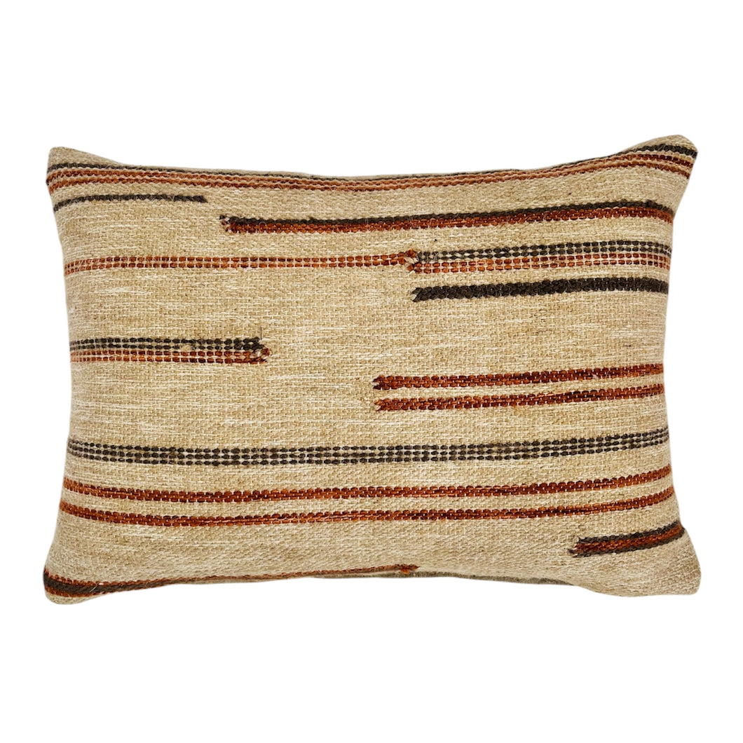 Makena Cushion 35x55x0.7cm Natural & Brown Multi; ETA Early October
