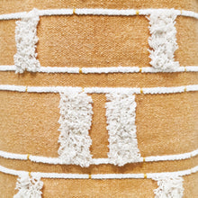 Load image into Gallery viewer, Manly Basket 30x30x40cm Mustard &amp; White
