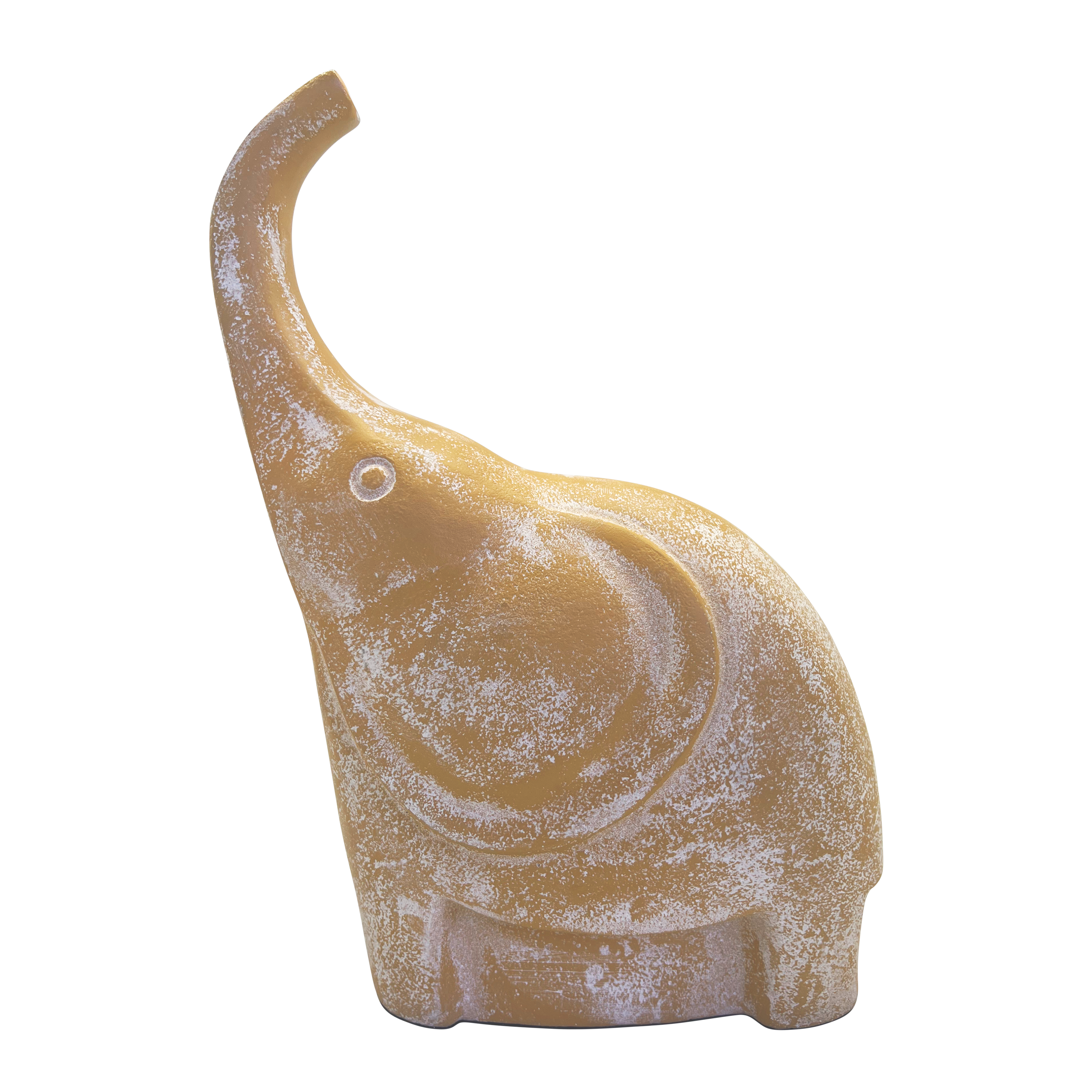 Mara Elephant Sculpture 21x12x28cm Terracotta