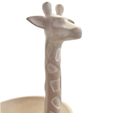 Load image into Gallery viewer, Mara Giraffe Bowl 21x16x33cm Whitewash; ETA Mid Septemeber
