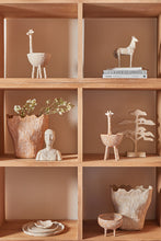 Load image into Gallery viewer, Mara Giraffe Bowl 21x16x33cm Whitewash
