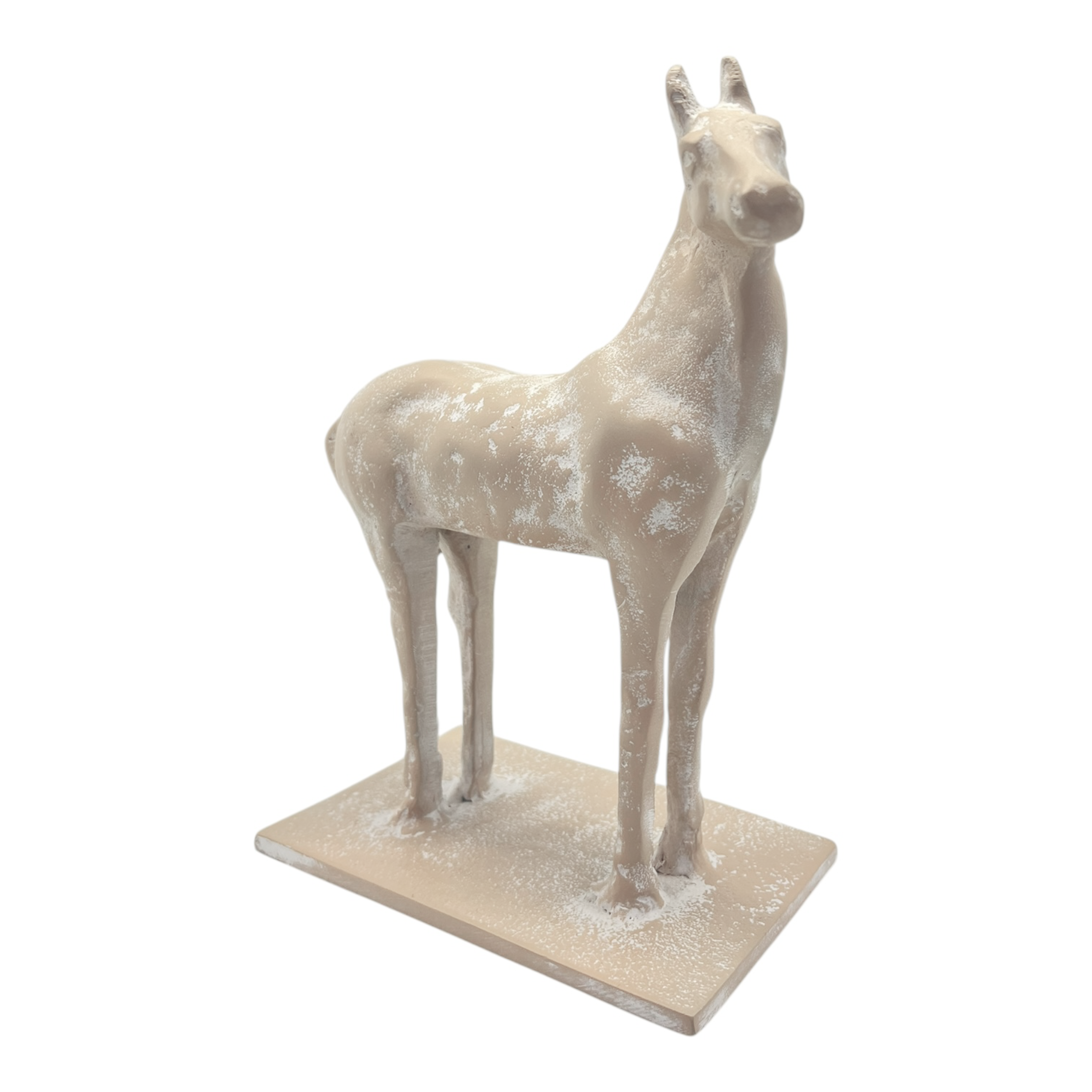 Mara Horse Sculpture 18x10x22cm Whitewash