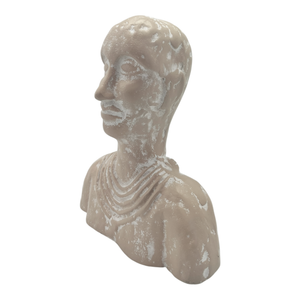 Mara Lady Face Sculpture 18x10x20cm Whitewash; ETA Mid Septemeber