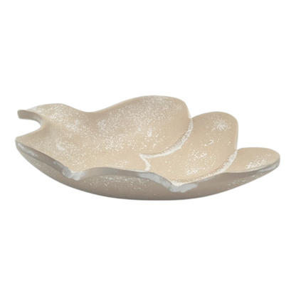 Mara Nut Dish 18x13x3cm Whitewash