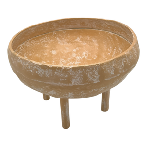 Mara Round Bowl with Legs 26x26x17cm Terracotta; ETA Mid Septemeber