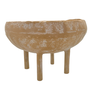 Mara Round Bowl with Legs 26x26x17cm Terracotta; ETA Mid Septemeber