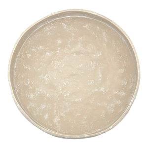 Mara Round Bowl with Legs 26x26x17cm Whitewash; ETA Mid Septemeber