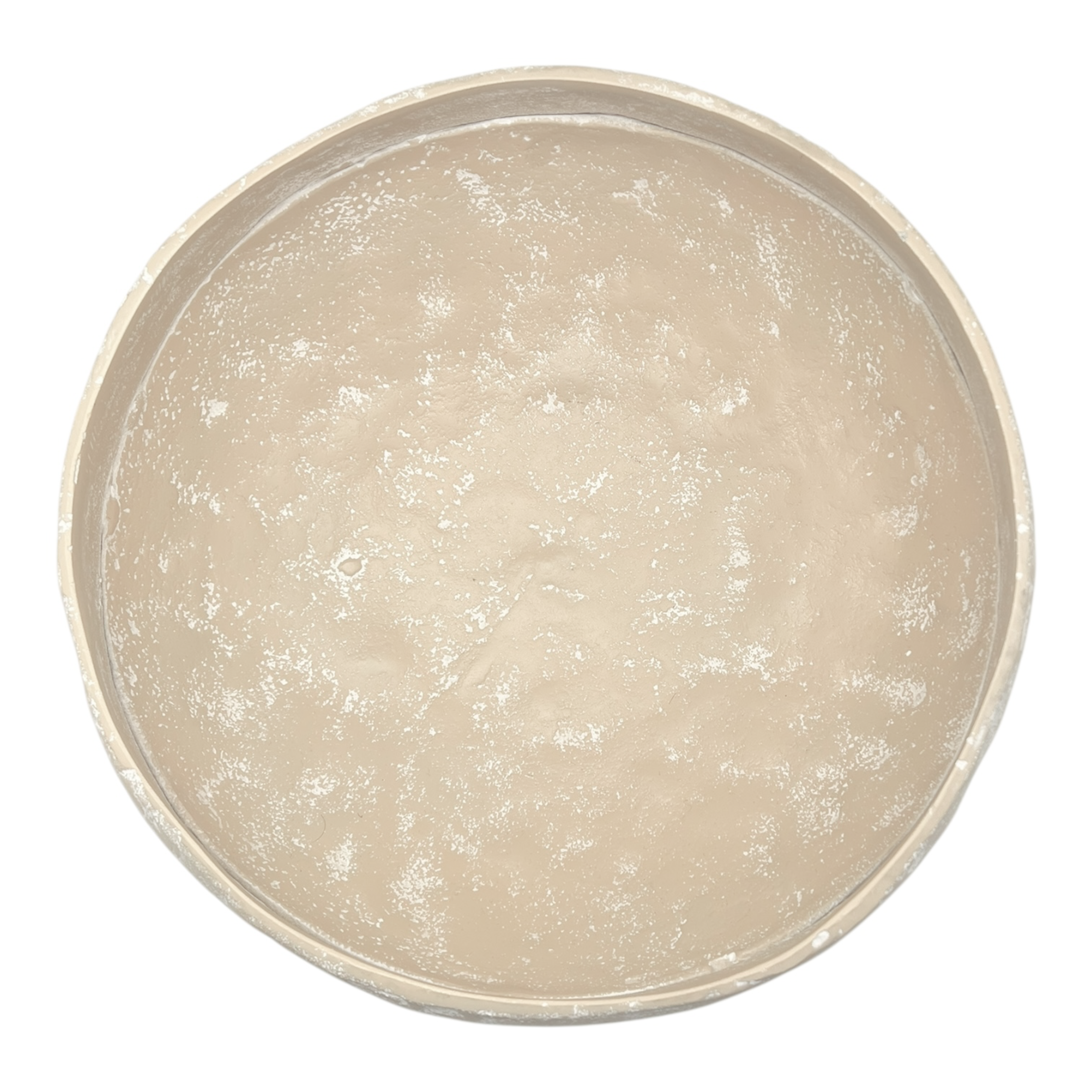 Mara Round Bowl with Legs 26x26x17cm Whitewash