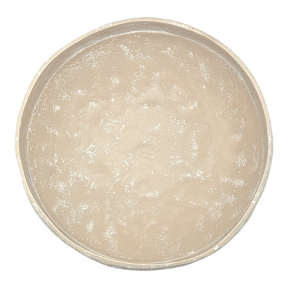 Mara Round Bowl with Legs 26x26x17cm Whitewash