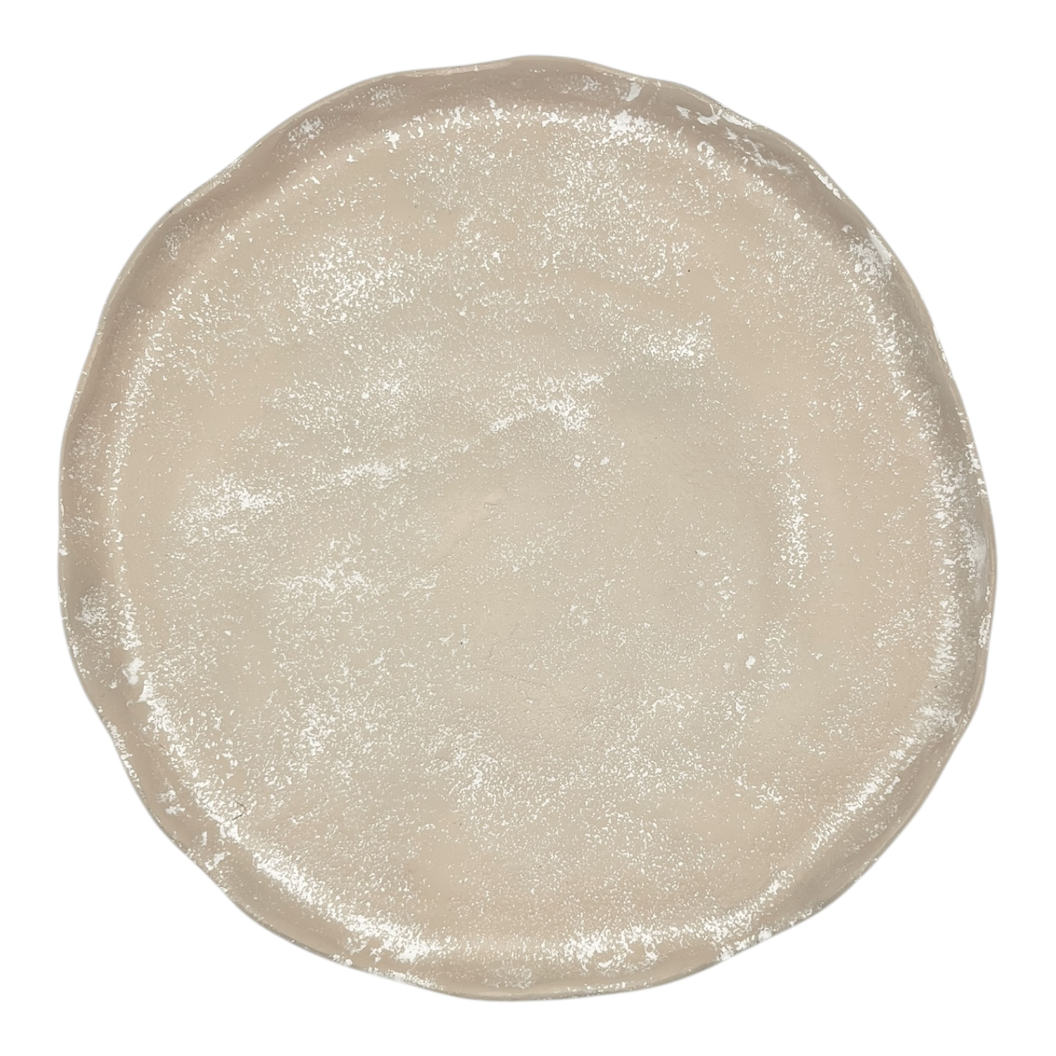 Mara Round Plate Medium 31x30x2.5cm Whitewash