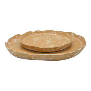 Mara Round Plate Small 21x20x2cm Terracotta; ETA Mid Septemeber