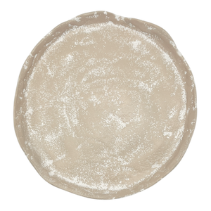 Mara Round Plate Small 21x20x2cm Whitewash; ETA Mid Septemeber