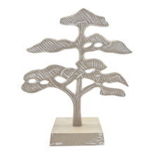 Load image into Gallery viewer, Mara Tree of Life 28x9x34cm Whitewash; ETA Mid Septemeber
