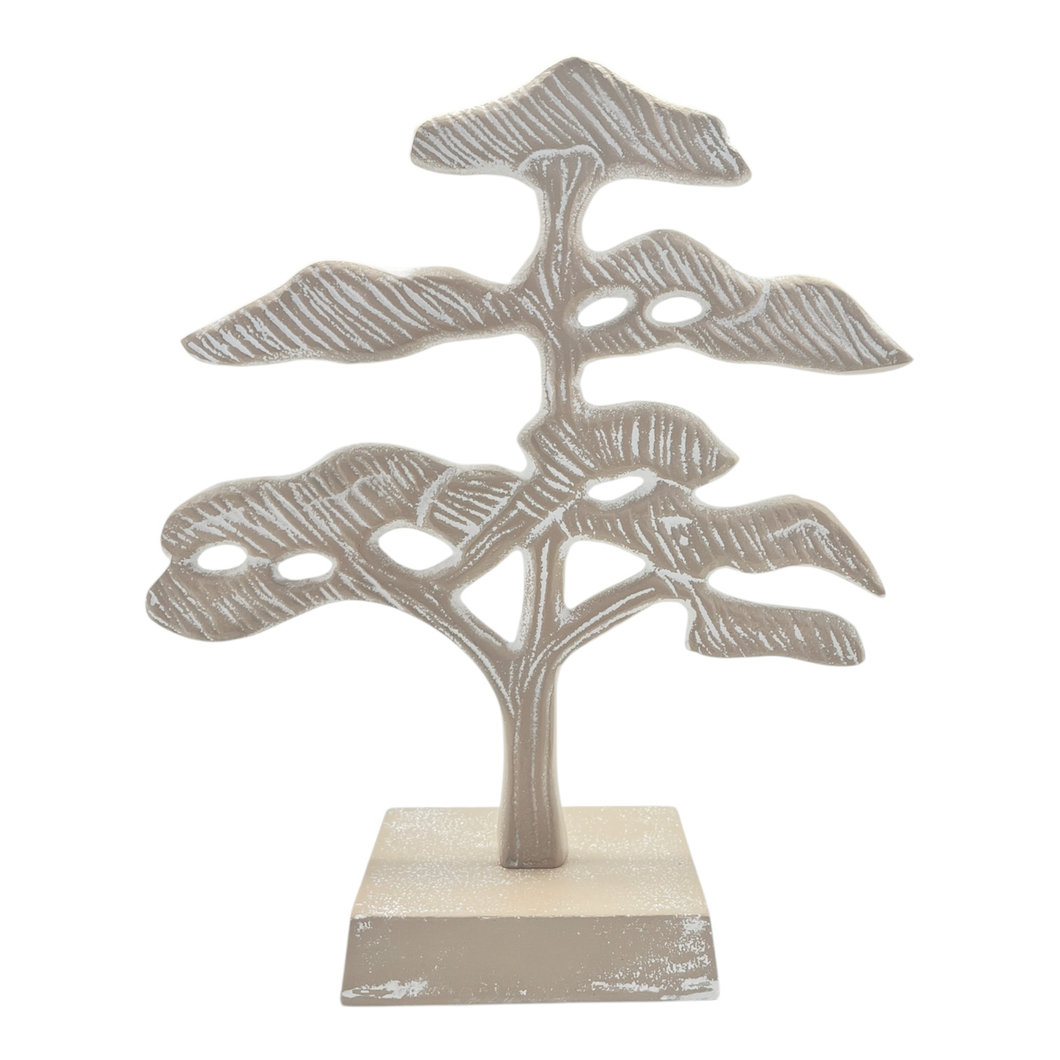 Mara Tree of Life 28x9x34cm Whitewash; ETA Mid Septemeber