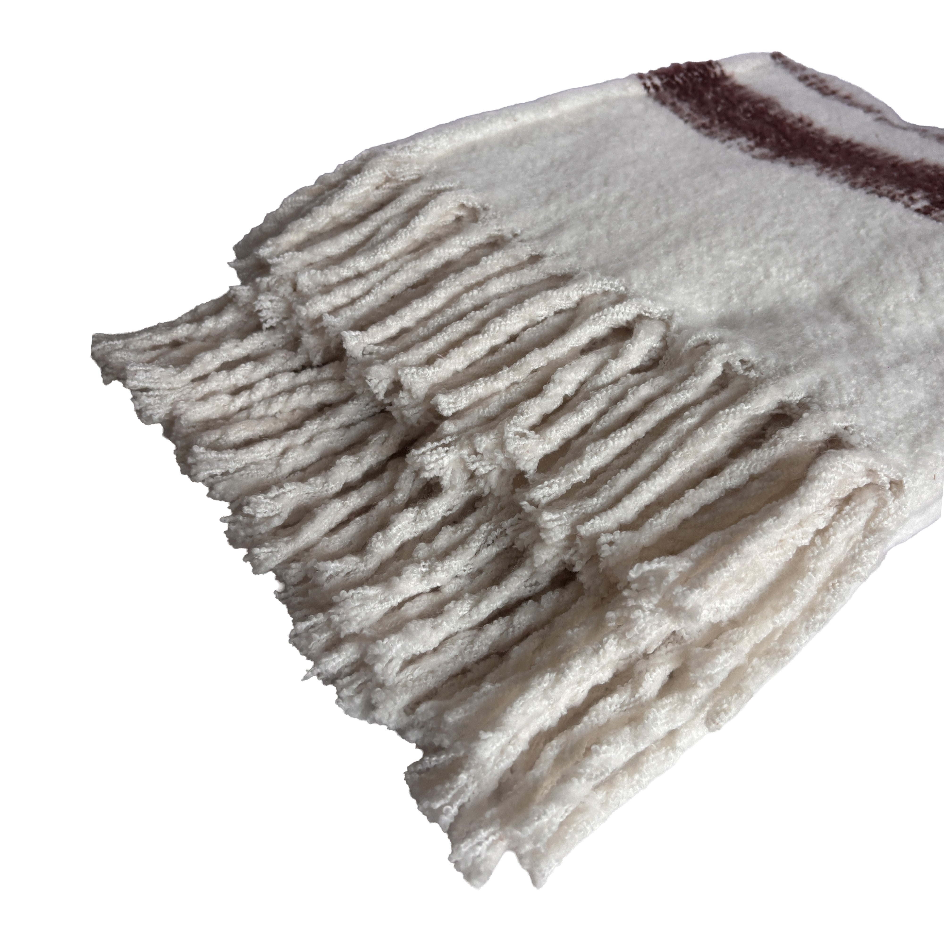 Marai Woven Throw 130x170cm Chocolate Multi