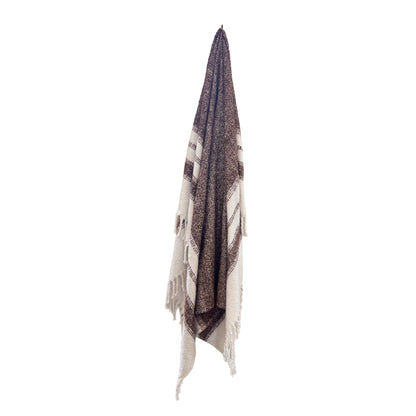 Marai Woven Throw 130x170cm Chocolate Multi