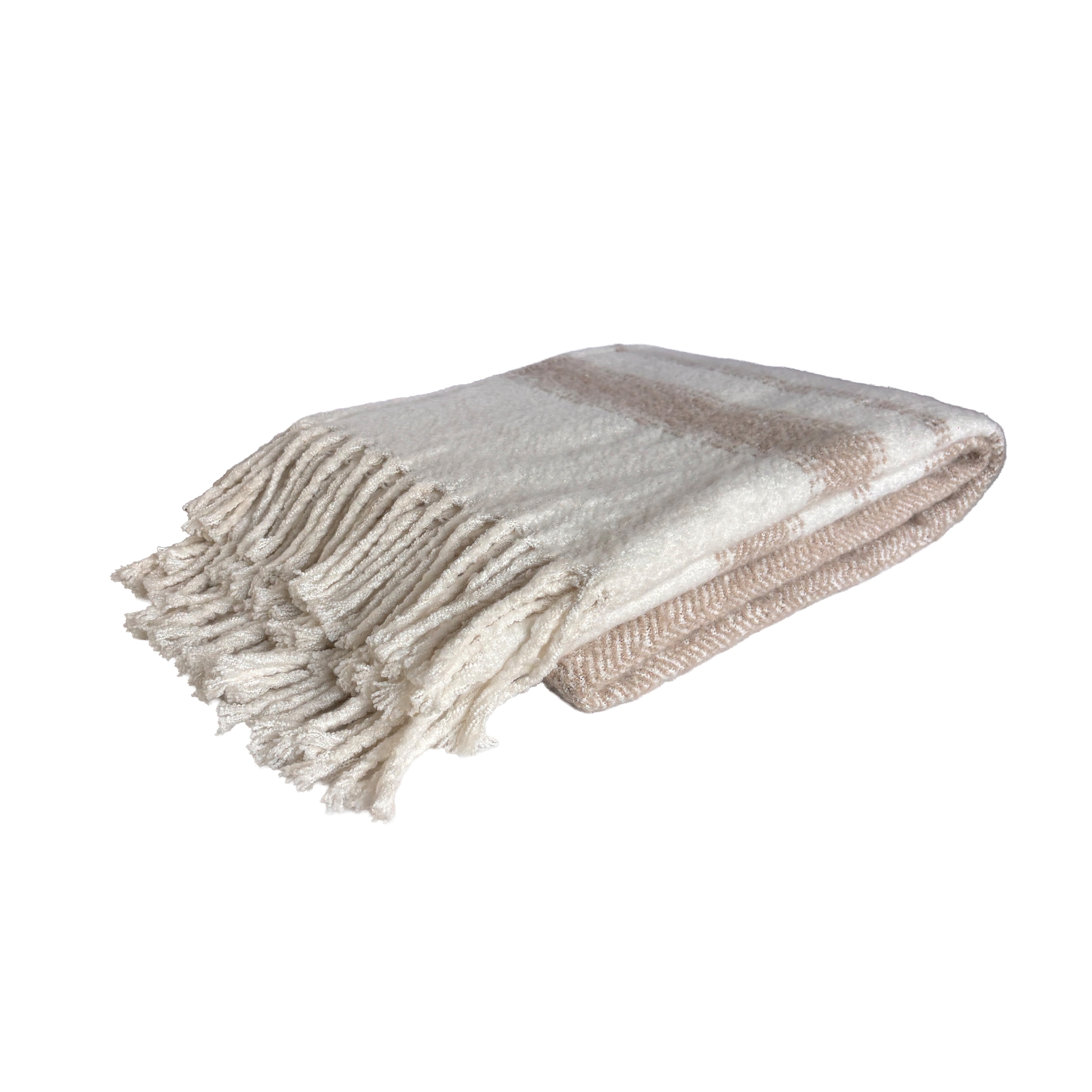 Marai Woven Throw 130x170cm Sand Multi