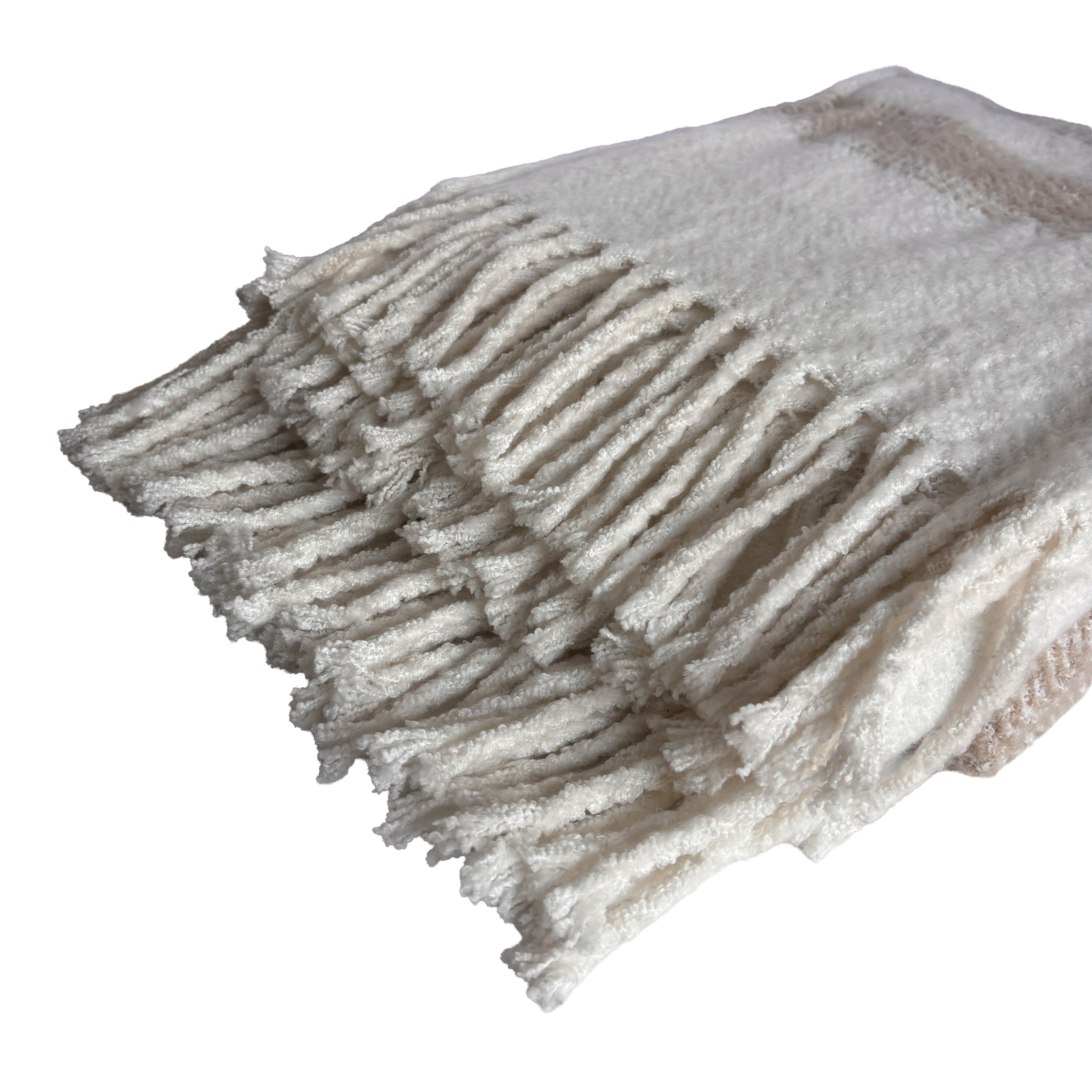 Marai Woven Throw 130x170cm Sand Multi