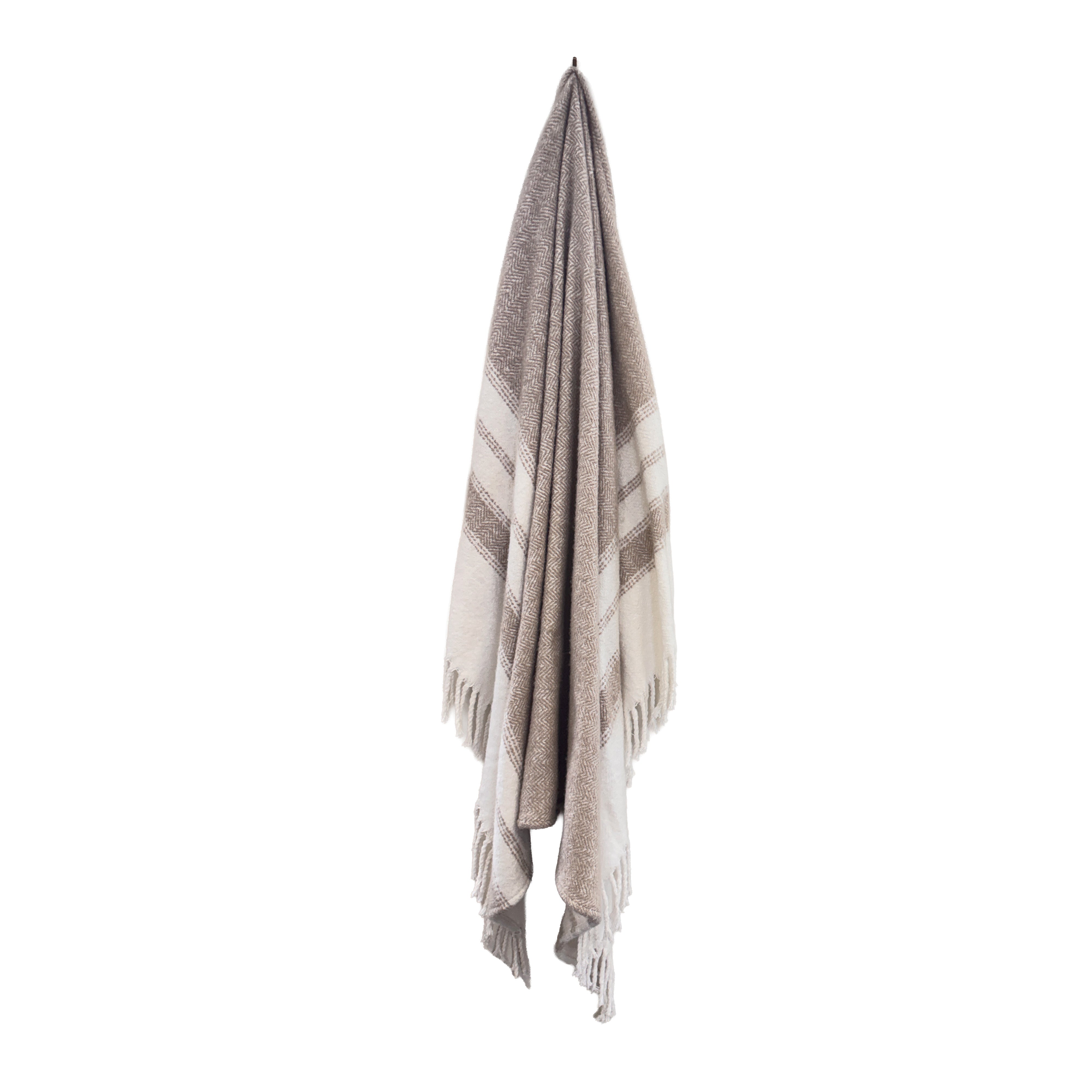 Marai Woven Throw 130x170cm Sand Multi