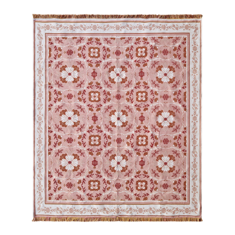 Marley Throw Rug 160x200cm Bubblegum Multi