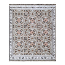 Load image into Gallery viewer, Marley Throw Rug 160x200cm Green Mist Multi
