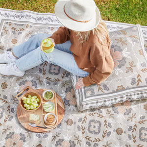 Marley Throw Rug 160x200cm Green Mist Multi