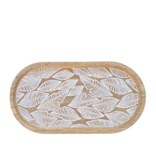 Load image into Gallery viewer, Maya Oval Serving Tray 30x16cm Natural
