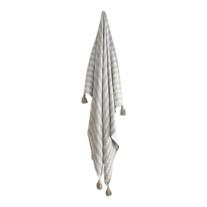 Meadow Throw 130x170x0.7cm Ivory; ETA Early October