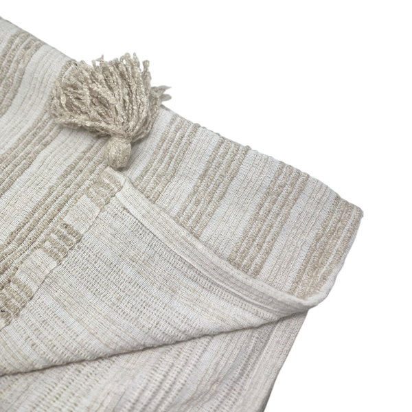 Meadow Throw 130x170x0.7cm Ivory; ETA Early October