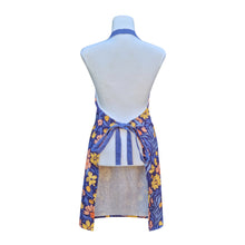 Load image into Gallery viewer, Millie Apron 83x68cm Dusty Blue Multi
