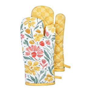 Millie Oven Mitt 2pk 19x35cm Bubblegum Multi