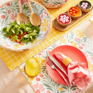 Millie Placemat 4pk 33x48cm Bubblegum Multi