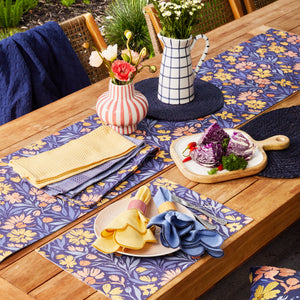 Millie Placemat 4pk 33x48cm Dusty Blue Multi