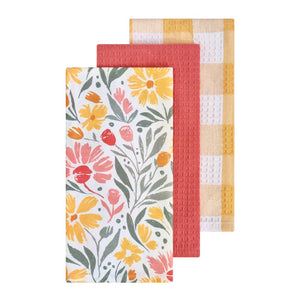 Millie Tea Towel 3pk Gift Box 50x70cm Bubblegum Multi