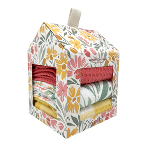 Millie Tea Towel 3pk Gift Box 50x70cm Bubblegum Multi